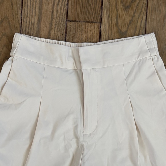 Athleta Cream Wide-Leg Pants - Picture 2 of 3